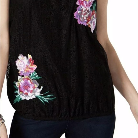 INC floral mix top - Picture 2 of 12